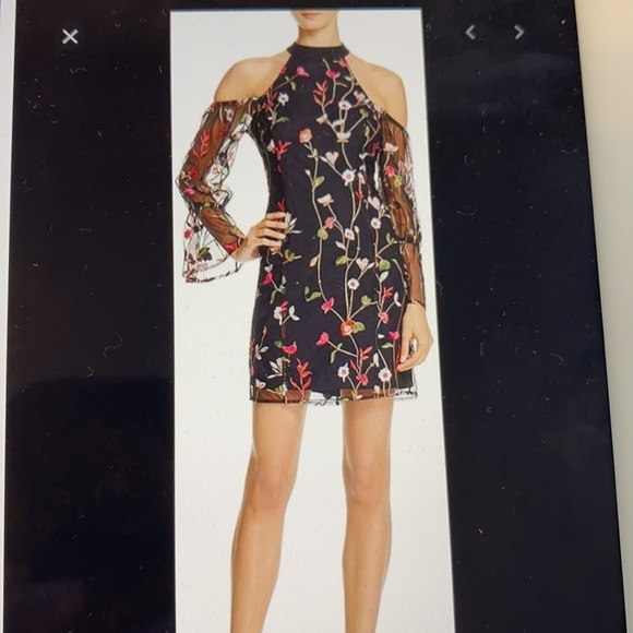 Guess woman’s Embroidered Dress Jet black size 0 - Picture 6 of 13